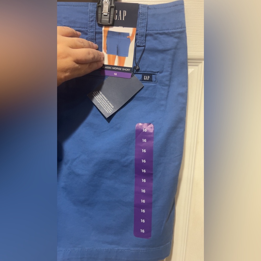 Gap blue chino shorts Size 16 #summer #chino - Picture 4 of 5